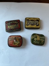 Four Various    Gramophone Needle Tins as pictures