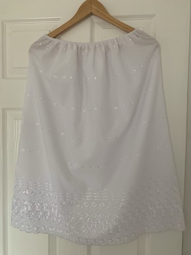 White 100 cotton waist - 100%,