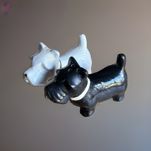 Scottie dog salt pepper - dog,