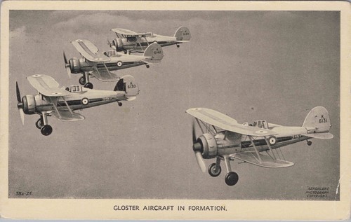 Gloster gladiator formation - gladiator,