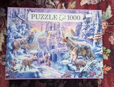 Jigsaw puzzle - Artic wolves -