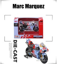 Maisto 1:18 2024 Gresini Racing MotoGP Diecast Bike Marc & Alex Marquez Gift Box