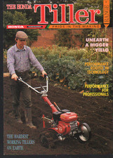 The HONDA Garden Tiller Range Brochure Leaflet