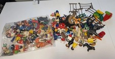 Large Lot Of Playmobil Toys Figures Vehicles Horses etc