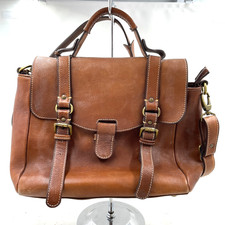 Blondie Mania Marmara Leather Satchel Bag Brown 31cm RRP £299.95