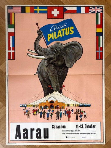 Pilatus circus poster - pilatus,