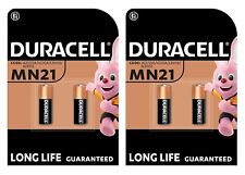 4 x Duracell MN21 A23 12V Alkaline Batteries 23A LRV08 K23A E23A V23GA 12 Volt