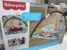 Fisher-Price 3-in-1 Baby Gym Newborn Playset with Sensory Toys Lights and Sounds