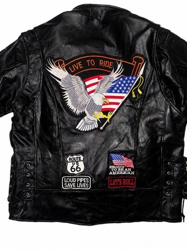 Vintage black leather - vintage,