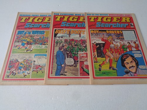 Tiger and scorcher comics - and,