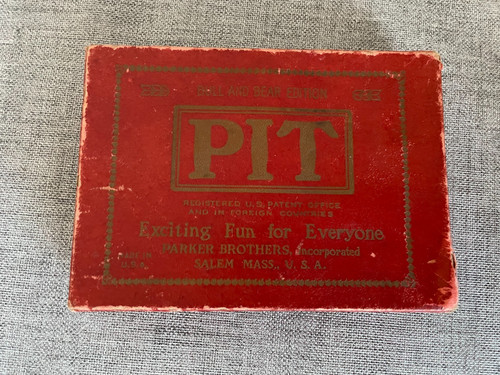 Pit card game parker - card, by
