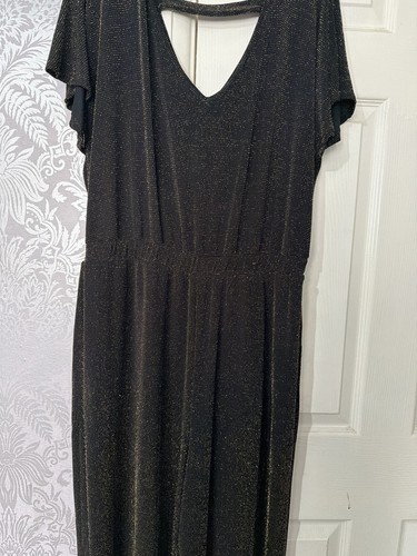 Jumpsuit black shimmery - jumpsuit, jersey