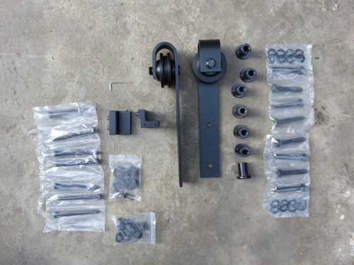 Sliding barn door track - door, heavy