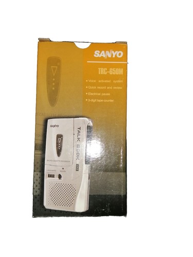 Sanyo trc 650m dictaphone - sanyo,