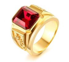 18k gold ruby emerald - 18k,