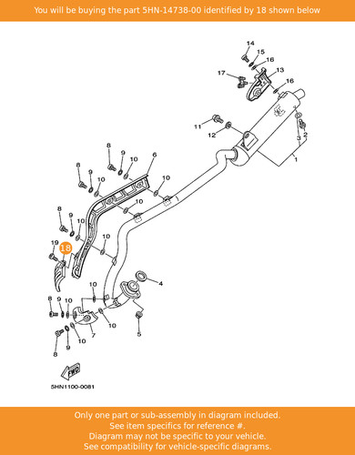 Yamaha protecter muffler - yamaha, protecter,
