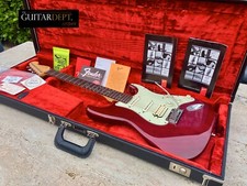 ♚TIMEWARP♚Vintage 1998 Fender American DELUXE FAT Stratocaster HSS*USA♚CRANBERRY