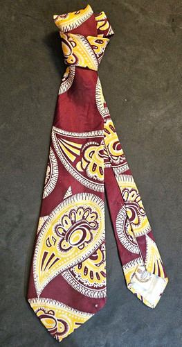 Vintage 1940s mens silk tie - vintage,