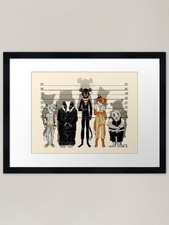 Unusual Suspects Framed Art