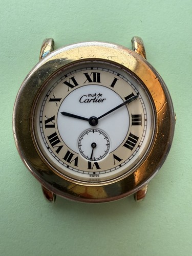 Cartier ronde quartz - quartz, vermeil