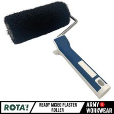 7" Plaster Roller & Frame Roll on Ready Mixed Application Skimming Plastering 