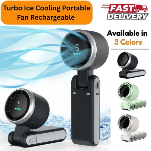 Turbo ice cooling portable fan - turbo,