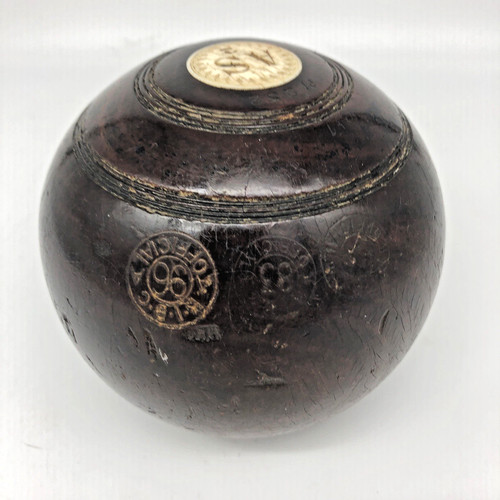 Vtg lignum vitae - lawn, bowling