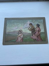 Piping Down the valleys Wild - Sybil Barham art postcard - Faulkner