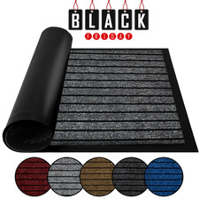 Heavy Duty Non Slip Door Mat Large Indoor Outdoor Barrier Rug Floor Entrance UK
