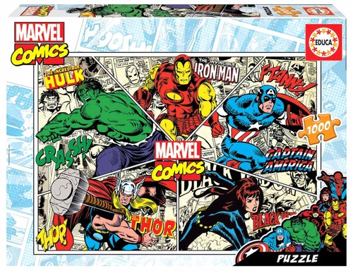 Educa marvel comics jigsaw - marvel,