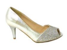 WOMENS LADIES DIAMANTE MID