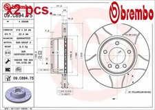 X2 PCS FRONT BRAKE DISC SET