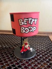 Betty Boop on Red Scooter with Dog Figurine Table Lamp Statue