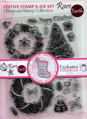 Rare earth christmas stamp - earth, a4