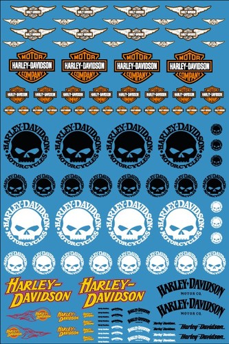 Water decal harley - a5,,