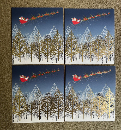 Father christmas cards - 4,