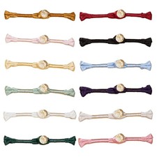 10Pcs Chinese Knot Button Clothing Fasteners Cheongsam Knot Buttons for Clothing