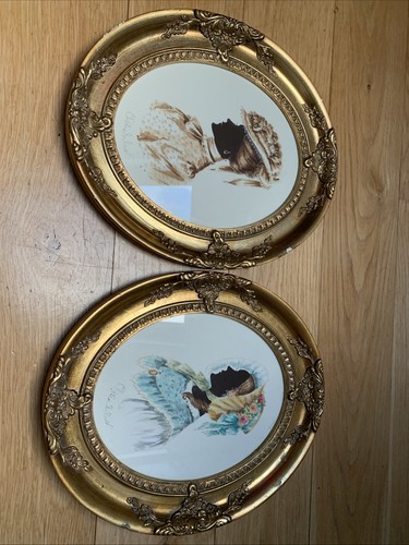 Two christine gold framed - christine,