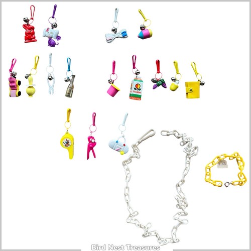 1980s plastic bell - bell, charms