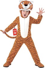 Kids Tiger Costume S - XL Boys