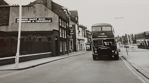Leeds city transport - city, b&w