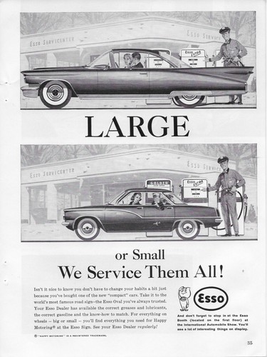 1961 esso oval - oval, to