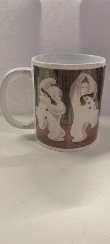 The snowman dancing mug - snowman,