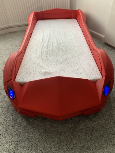 Kids racing car bed - car,