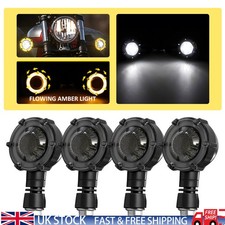 4x Motorcycle Motorbike Turn