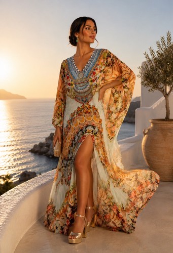 Camilla kaftan slice - kaftan, of