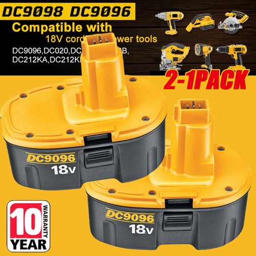 6000mah 18v battery - 2x, ni-mh