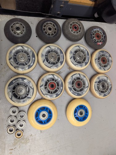 Inline skate wheels used - inline,