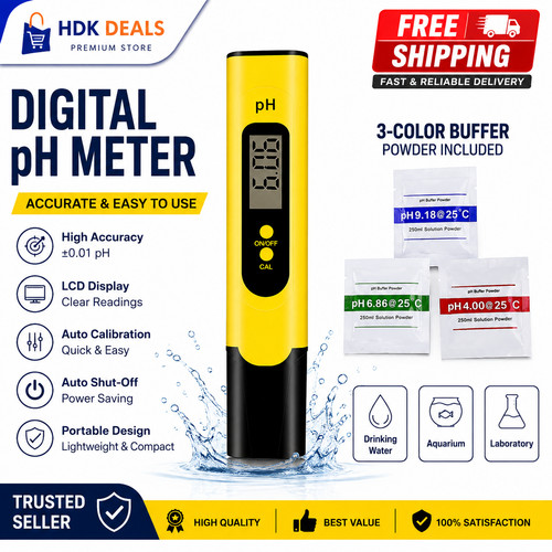 Digital meter pen water - ph,