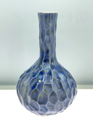 Vintage bud vase - vintage, blue